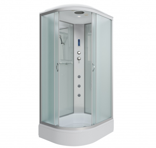 Душевая кабина Niagara NG-33394-14RF (1300х900х2150) средний поддон (26см) стекло МАТОВОЕ 4 места