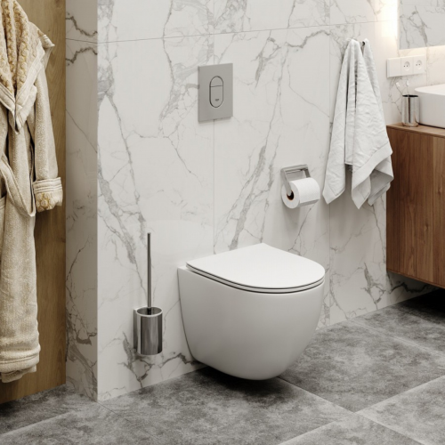 Унитаз подвесной Alicaness Juse M P1003 безободковый, Сиденье микролифт фото 5