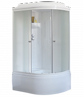 Душевая кабина Royal Bath RB 8120BK6-WC (белое/матовое) левая