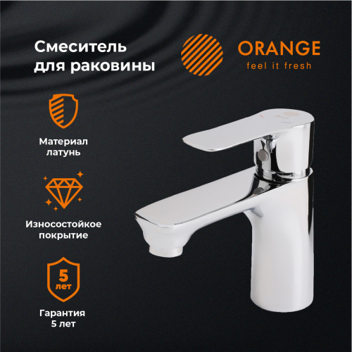 Смеситель для раковины Orange Aristo M19-021cr фото 8