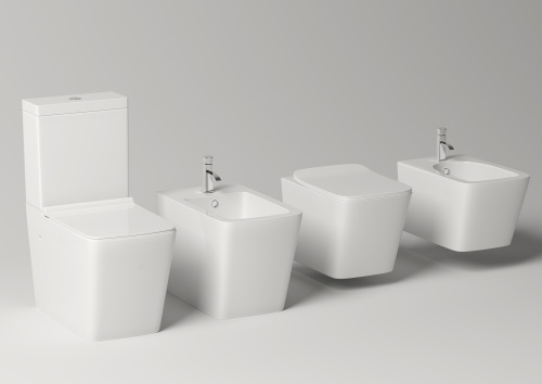 Унитаз напольный, пристенный с бачком TIMO RIMLESS SOLI ТК-301 фото 3