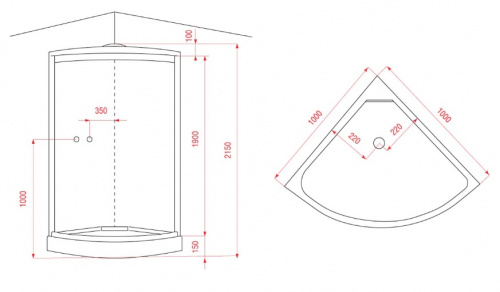 Душевая кабина Arcus AS-122 фото 2