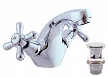 MK127.5 MORAVA - смеситель классический для умывальника, донный клапан RAV Slezak