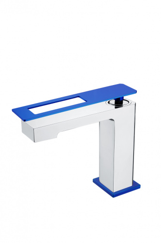 Смеситель Q для умыв. низ. ChromeBlue