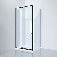 Душевое ограждение Black & White S812 BC 100х100
