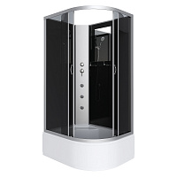 Душевая кабина Niagara NG-2510-14LBKG (1200х800х2000) высокий поддон(40см) стекло ТОНИРОВАННОЕ 4 места