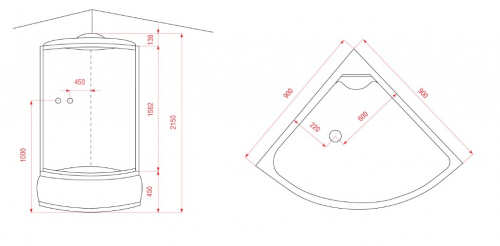 Душевая кабина Arcus AS-105 фото 2