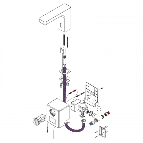 Смеситель для раковины сенсорный Timo Torne (4313/03F) фото 3