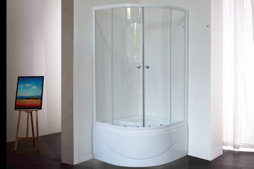 Душевой угол Royal Bath RB 90BK-T (прозрачное)