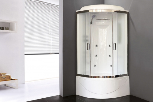Душевая кабина Royal Bath  RB 90BK2-M-CH (матовое) фото 2