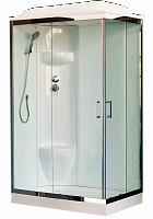 Душевая кабина Royal Bath  RB 8120HP6-WT-CH (белое/прозрачное) левая
