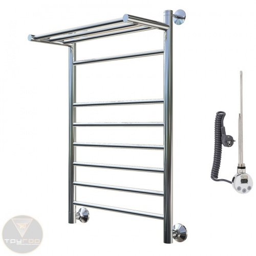 Электрический полотенцесушитель «АСПЕКТ» серия 4 с полкой фото 2