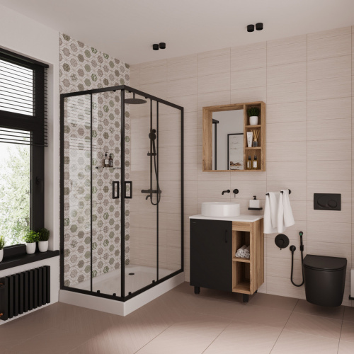 Душевой уголок Niagara NG 6811-08 Black фото 2