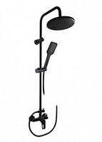CO282.5/3CMAT COLORADO - смеситель для душа, душевой комплект, головной душ, ЧЕРНЫЙ МАТОВЫЙ RAV Slezak