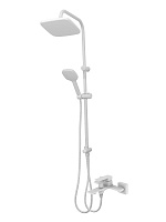 Душевая система Orange Lutz M04-944w смеситель с изливом, белый