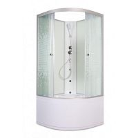 Душевая кабина Deto (DTO)  L 990 N без крыши с гидромассажем (90x90х200)