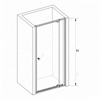 Душевая дверь RGW PA-02 Прозрачное 900