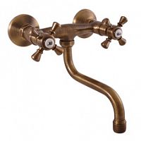 MK301.5/21SM MORAVA - смеситель кухонный настенный, ЦВЕТ БРОНЗА RAV Slezak