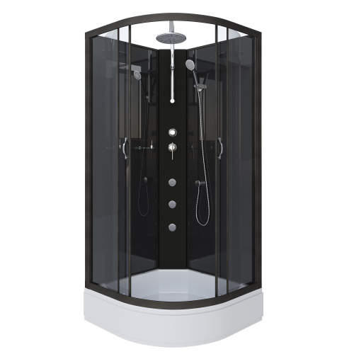 Душевая кабина Niagara  NG-6501-14BKTG (900х900х2100-2400)