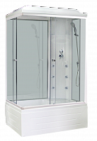 Душевая кабина Royal Bath  RB 8100BP3-WT(белое/прозрачное) правая