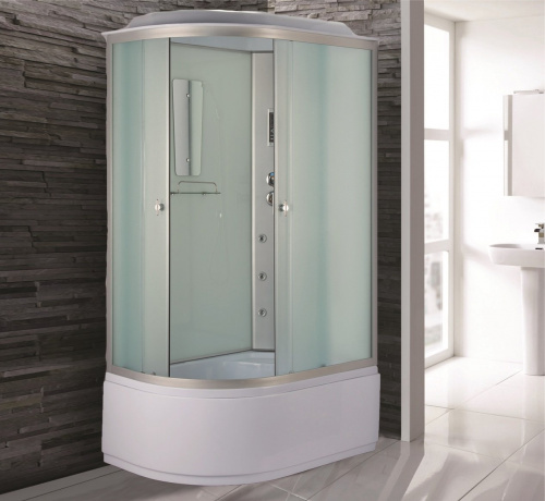 Душевая кабина Niagara NG-3320-14R (1200х800х2150) высокий поддон(40см) стекло МАТОВОЕ 4 места фото 2