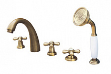 MK176.5PSM MORAVA смеситель каскадный на 5 отверстий, ЦВЕТ БРОНЗА RAV Slezak