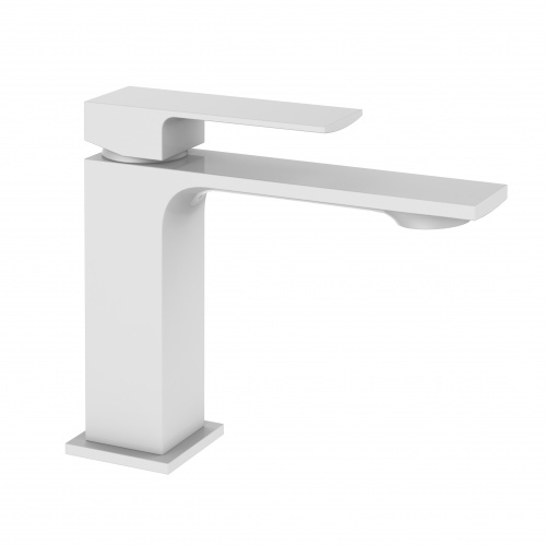 Смеситель для раковины Orange Lutz M04-021w белый фото 2