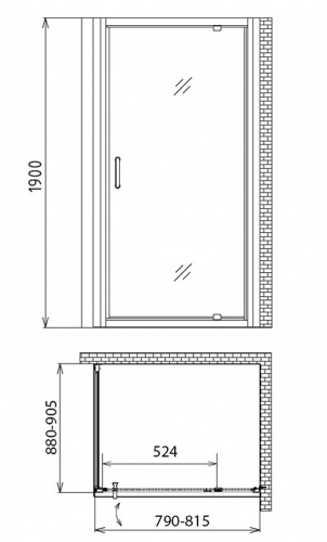 Душевой уголок Gemy Sunny Bay S28150-A90 фото 6