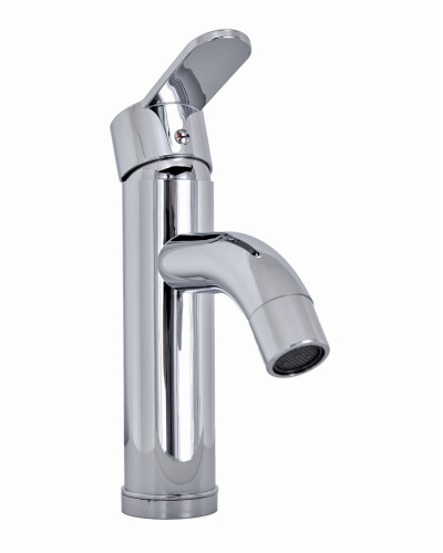 OneLife P99-020cr полимерный смеситель для раковины, хром фото 5