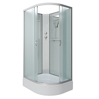 Душевая кабина Niagara NG-33194-14LBK (1100х900х2000) средний поддон (26см) стекло МАТОВОЕ 4 места