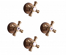 MK386KSM MORAVA RETRO - смеситель классический для душа, скрытый монтаж, ЦВЕТ БРОНЗА RAV Slezak