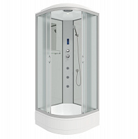 Душевая кабина Niagara NG-3302-14F (1000х1000х2150) средний поддон(26см) стекло МАТОВОЕ 4 места