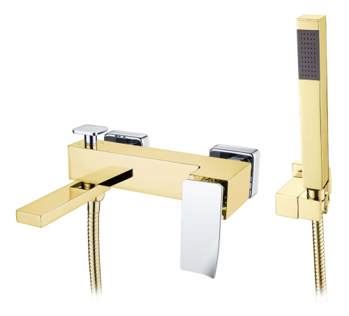 Смеситель для ванны с душем GoldChrome