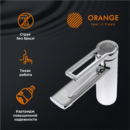 Смеситель для раковины Orange Splito M36-021cr фото 9