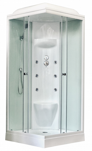 Душевая кабина Royal Bath  RB 90HP7-WT (белое/прозрачное)