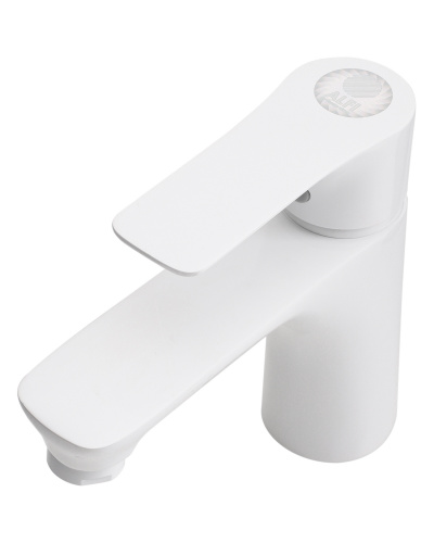 Смеситель для раковины Orange Aristo M19-021w белый фото 5