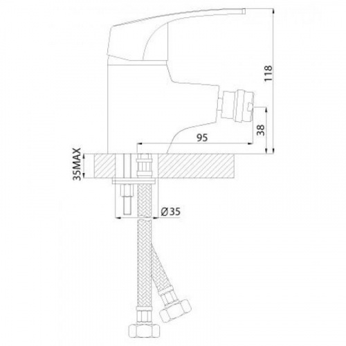 Смеситель для биде Rossinka D (D40-51) фото 2