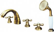 MK169.5PSM MORAVA смеситель каскадный на 5 отверстий, ЦВЕТ БРОНЗА RAV Slezak