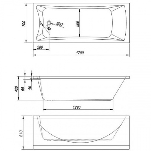 Ванна акриловая Kolpa San Arianna фото 2