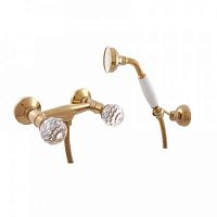 BRILLIANCE180.5/2Z BRILLIANCE - смеситель для душа, с лейкой и подвижным держателем, ЦВЕТ ЗОЛОТО RAV Slezak