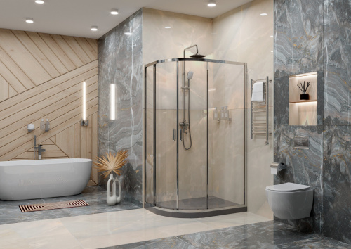 Душевое ограждение Ambassador Kingston 14011110 (1100x800x2000), 1 место фото 2