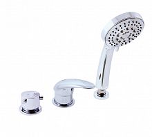 D475.5P DUNAJ смеситель каскадный на 3 отверстия залив воды через слив-перелив RAV Slezak