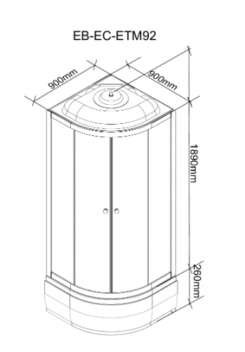 Душевая кабина Parly ECM921 фото 6