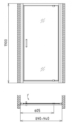 Душевая дверь Gemy Sunny Bay S28170 фото 5 Душевая дверь Gemy Sunny Bay S28170 фото 5