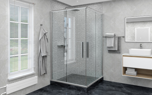 Душевое ограждение Deto KС 100-110 Chrome