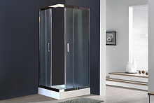 Душевой уголок Royal Bath RB HPD-C-CH 90х80х185 (рифленое)