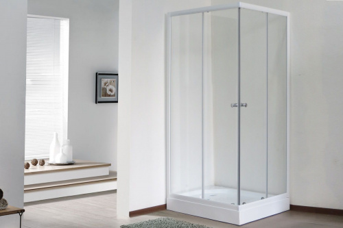 Душевой уголок Royal Bath RB HPD-T 90х80х185 (прозрачное) фото 4