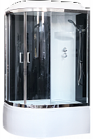 Душевая кабина Royal Bath  RB 8120BK6-BT-CH (черное/прозрачное) правая