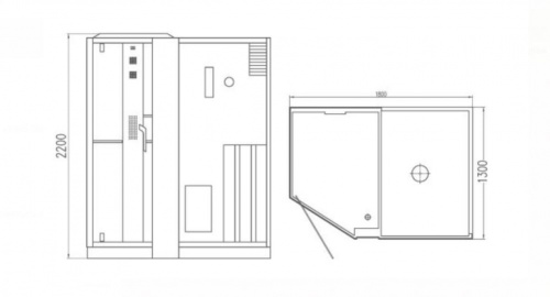 Финская сауна Orans SR-89103RS Black фото 7