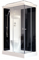 Душевая кабина Royal Bath  RB 8120HP6-BT (черное/прозрачное) левая